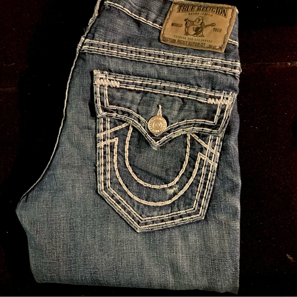 Rare! OG 🇺🇸 True Religion Ricky Super QT size 30x34 unaltered 👀😱